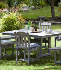 L.L.Bean Online | All-Weather Farmhouse Table, Square, 8-Person