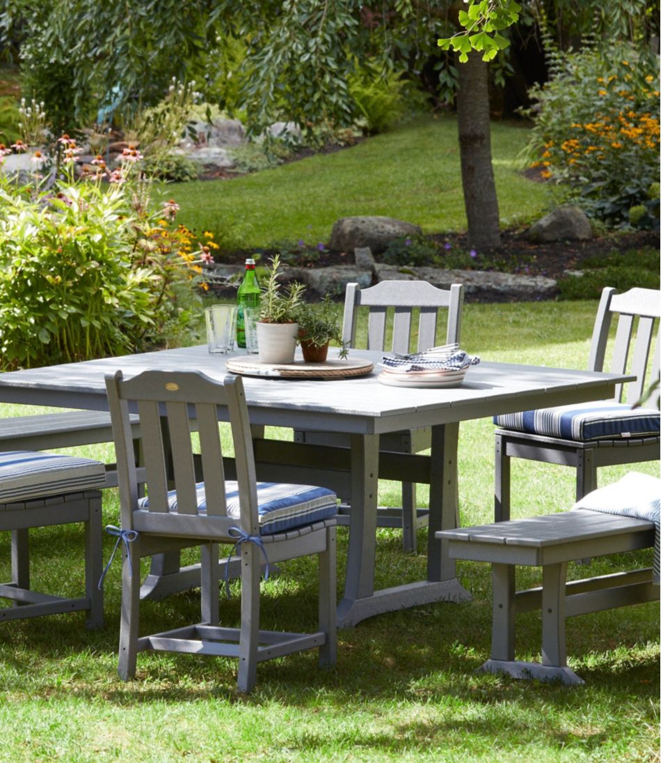L.L.Bean Sale | Casco Bay Cushion for All-Weather Armless/Folding Chair, Stripe