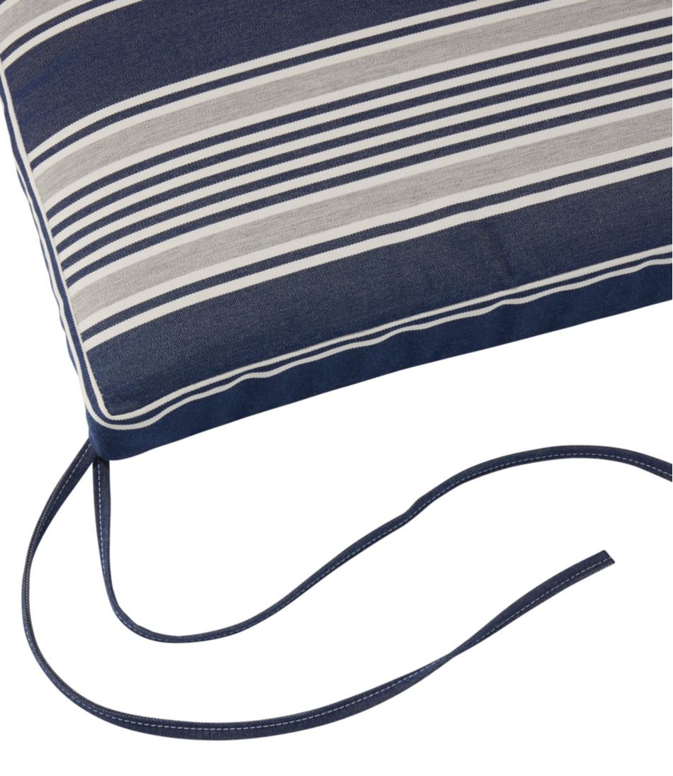 L.L.Bean Sale | Casco Bay Cushion for All-Weather Armless/Folding Chair, Stripe