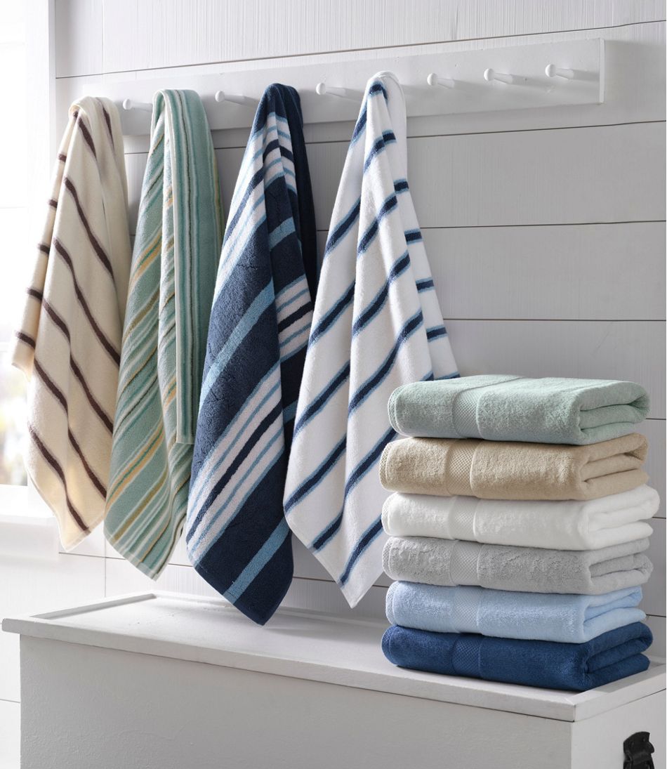 L.L.Bean Discount | Premium Cotton Towels, Stripe