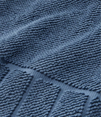L.L.Bean US | Organic Cotton Textured Bordered Bath Mat