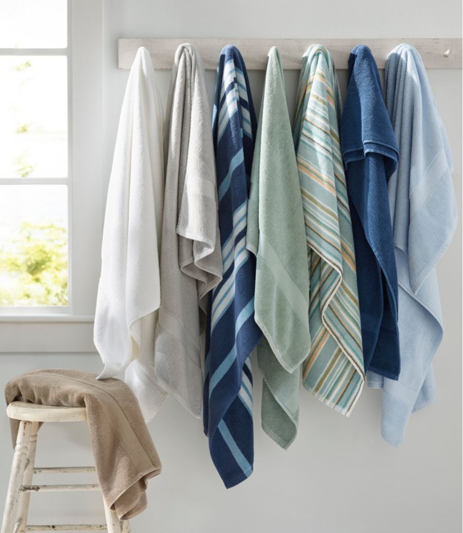 L.L.Bean Sale | Premium Cotton Towel Set, Stripe