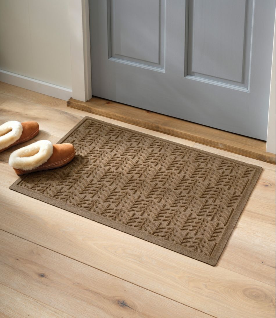 L.L.Bean Online | Everyspace Recycled Waterhog Doormat, Trees