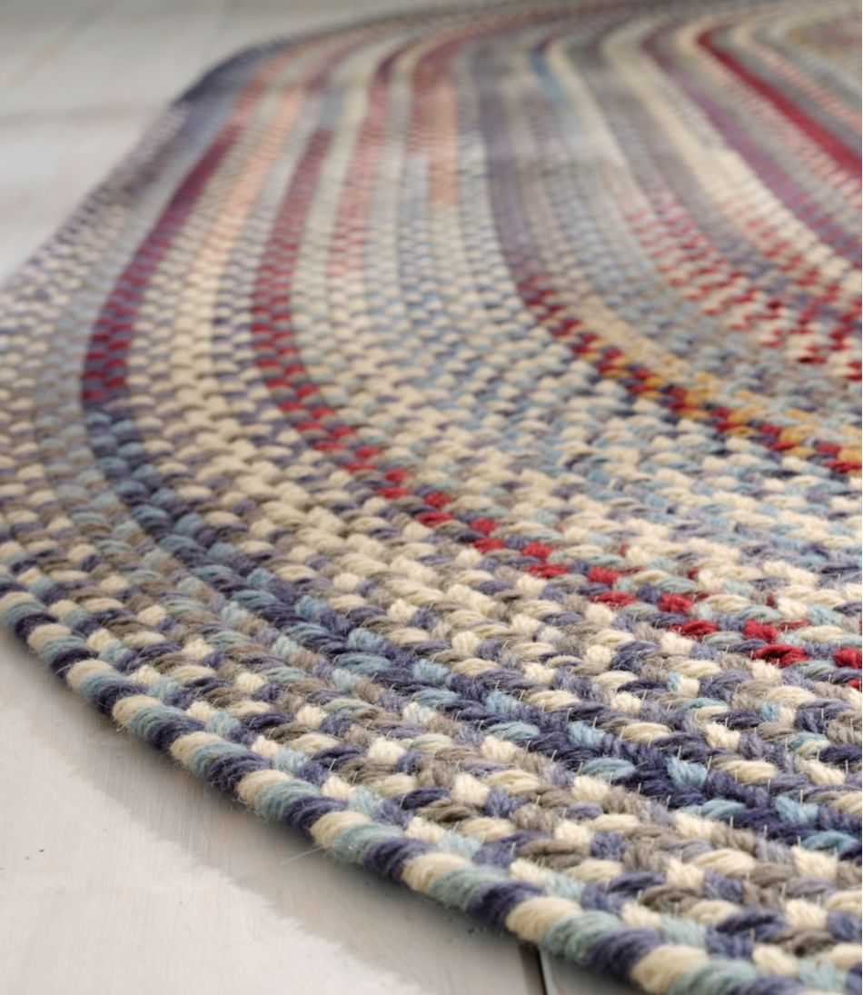 L.L.Bean New | Braided Wool Rug, Oval