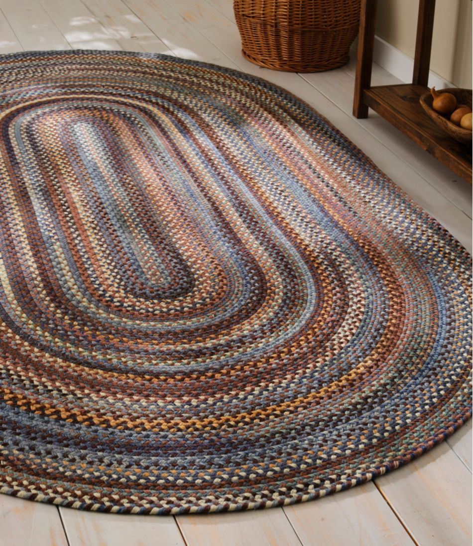 L.L.Bean New | Braided Wool Rug, Oval
