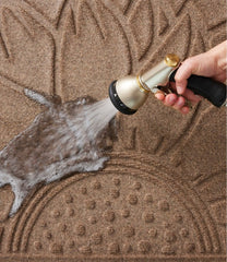 L.L.Bean Outlet | Everyspace Recycled Waterhog Doormat, Half Round, Sunflower