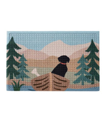 L.L.Bean On Sale | Printed Recycled Waterhog Doormat, Row Boats