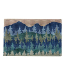 L.L.Bean For Sale | Printed Recycled Waterhog Doormat, Pine Trees