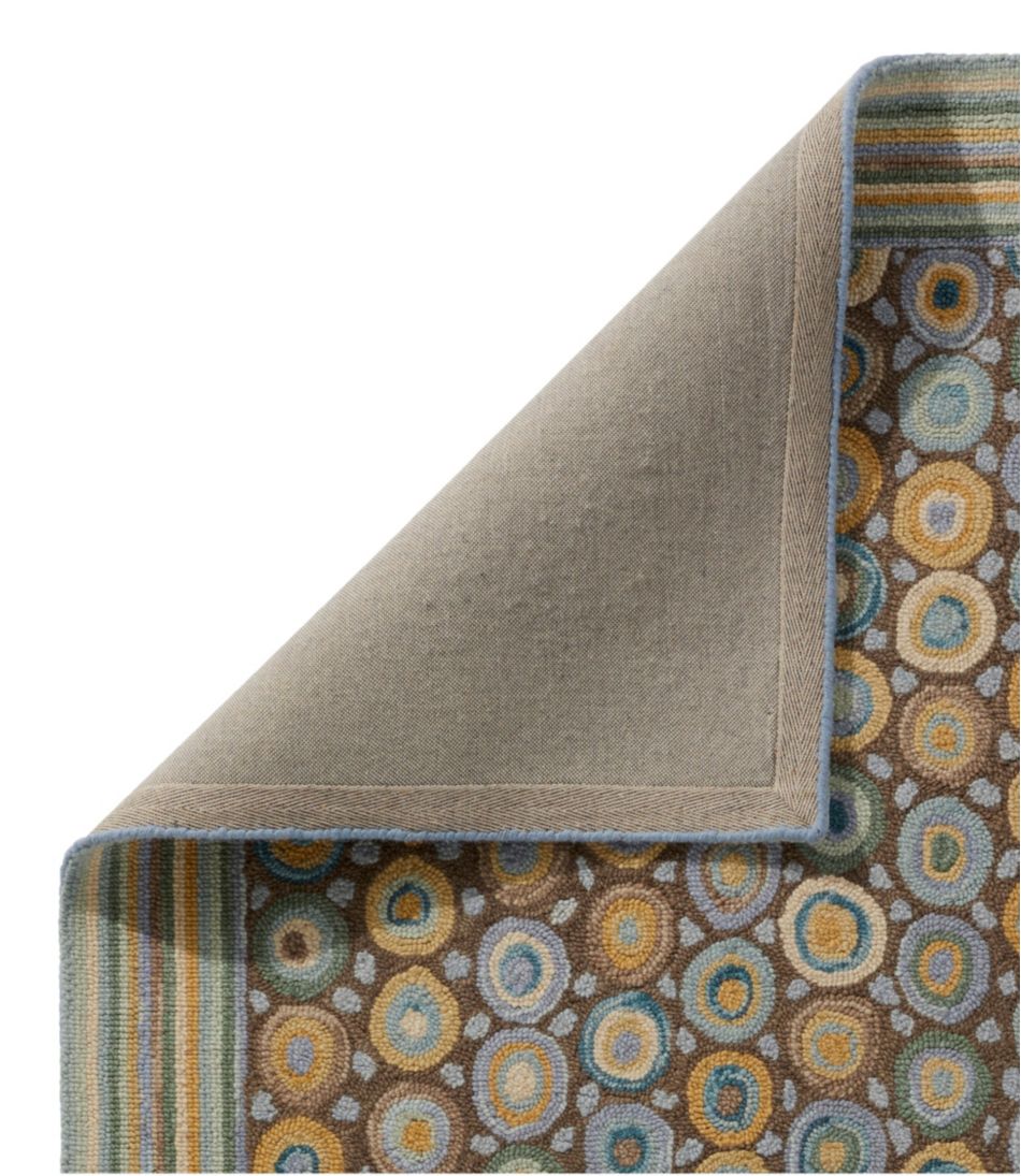 L.L.Bean New | Bean's Wool Hooked Rug, Coins