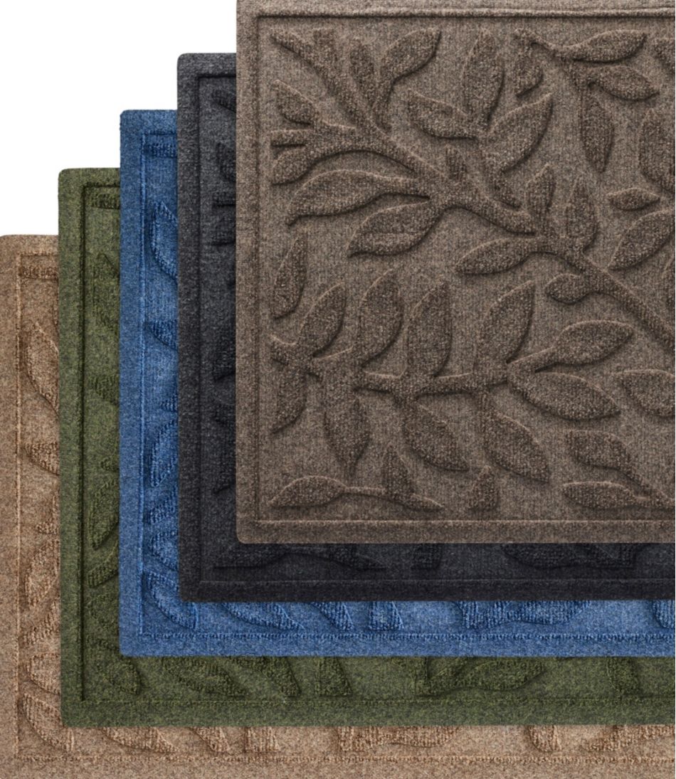 L.L.Bean Discount | Heavyweight Recycled Waterhog Doormat, Woodland Leaf