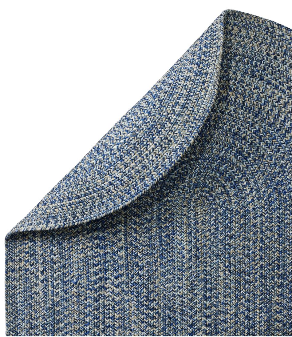 L.L.Bean Outlet | All-Weather Braided Rug, Concentric Pattern Oval