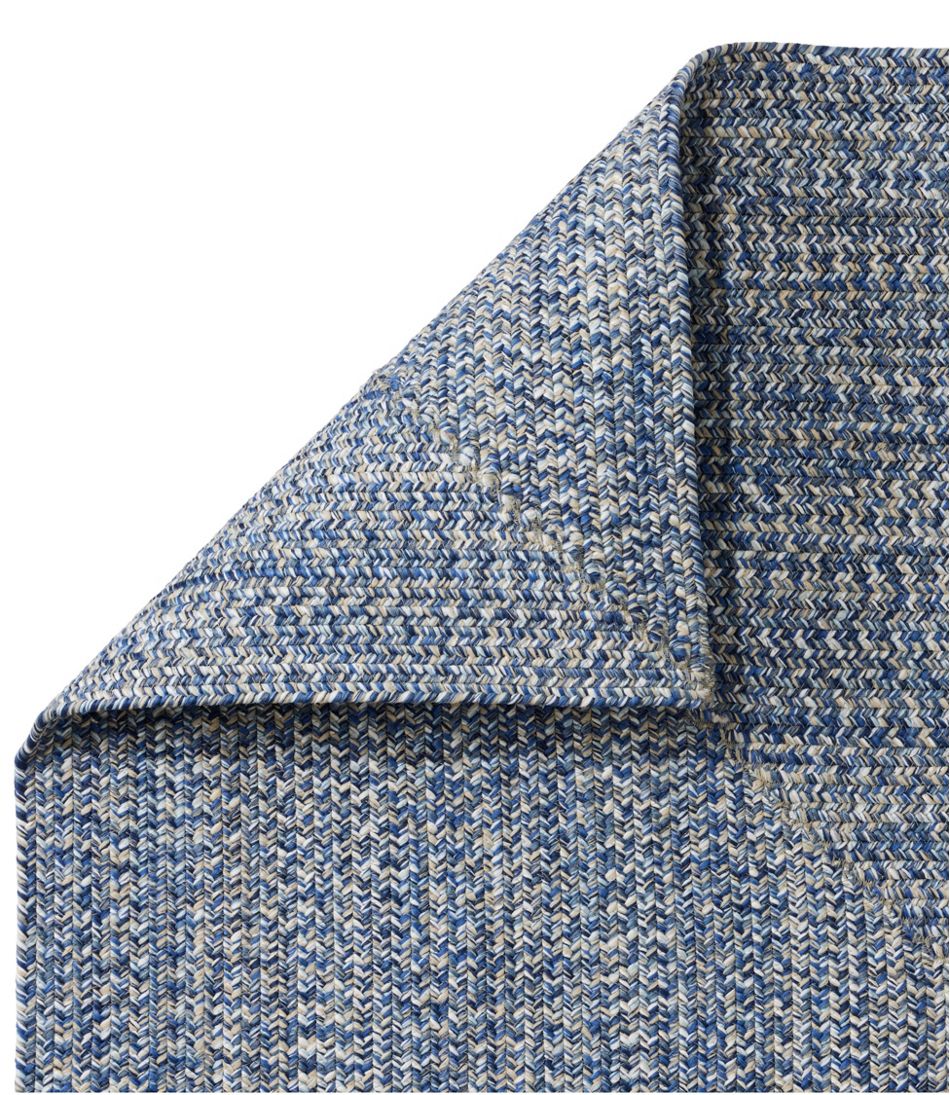 L.L.Bean For Sale | All-Weather Braided Rug, Concentric Pattern Rectangular