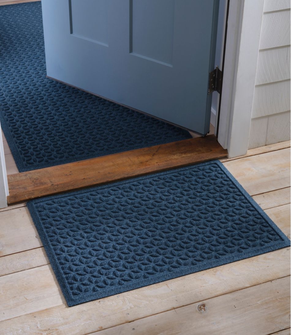 L.L.Bean US | Heavyweight Recycled Waterhog Doormat, Blooming Circles