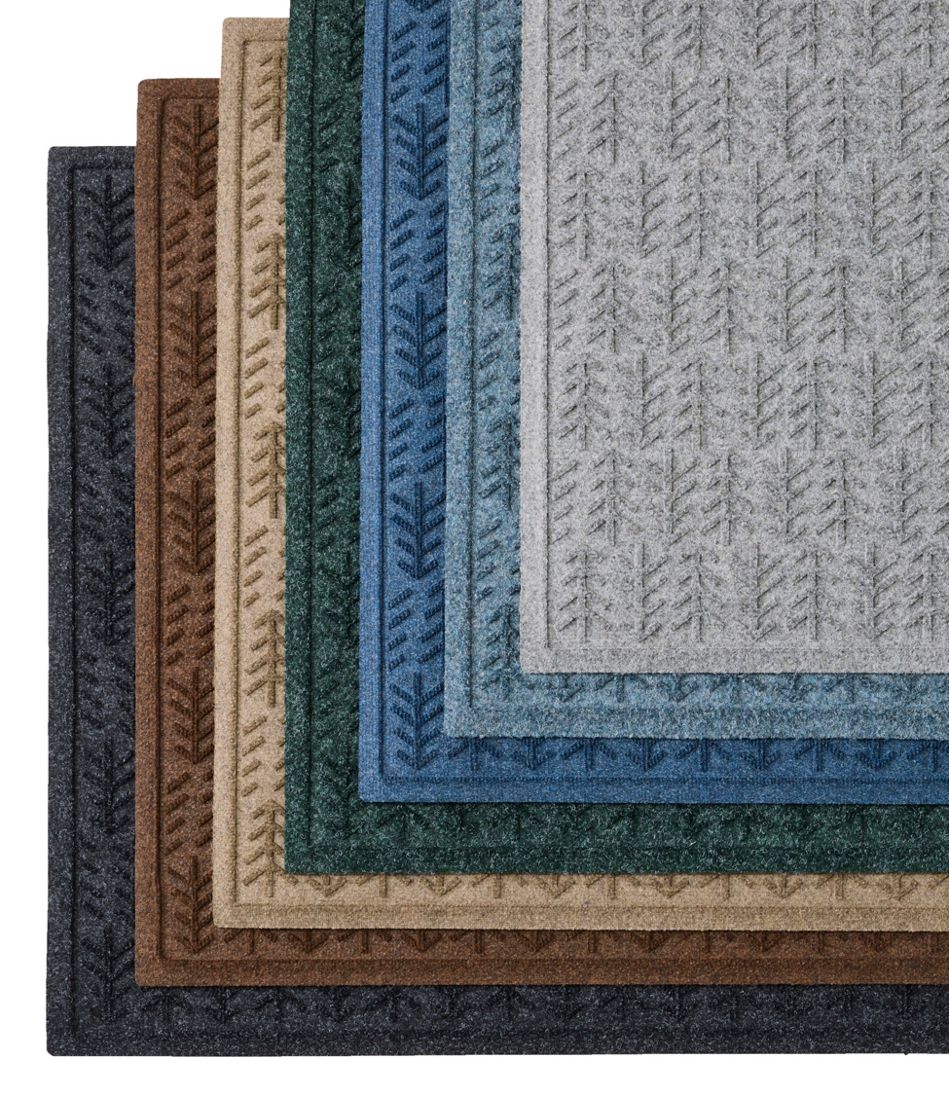 L.L.Bean Outlet | Everyspace Recycled Waterhog Mat, Square, Trees