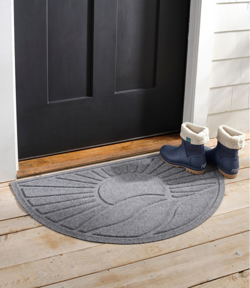 L.L.Bean On Sale | Everyspace Recycled Waterhog Doormat, Half Round, Sunrise