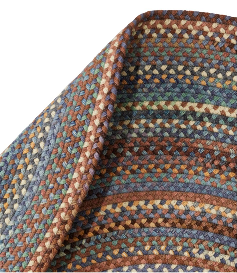 L.L.Bean New | Braided Wool Rug, 6' Diam.