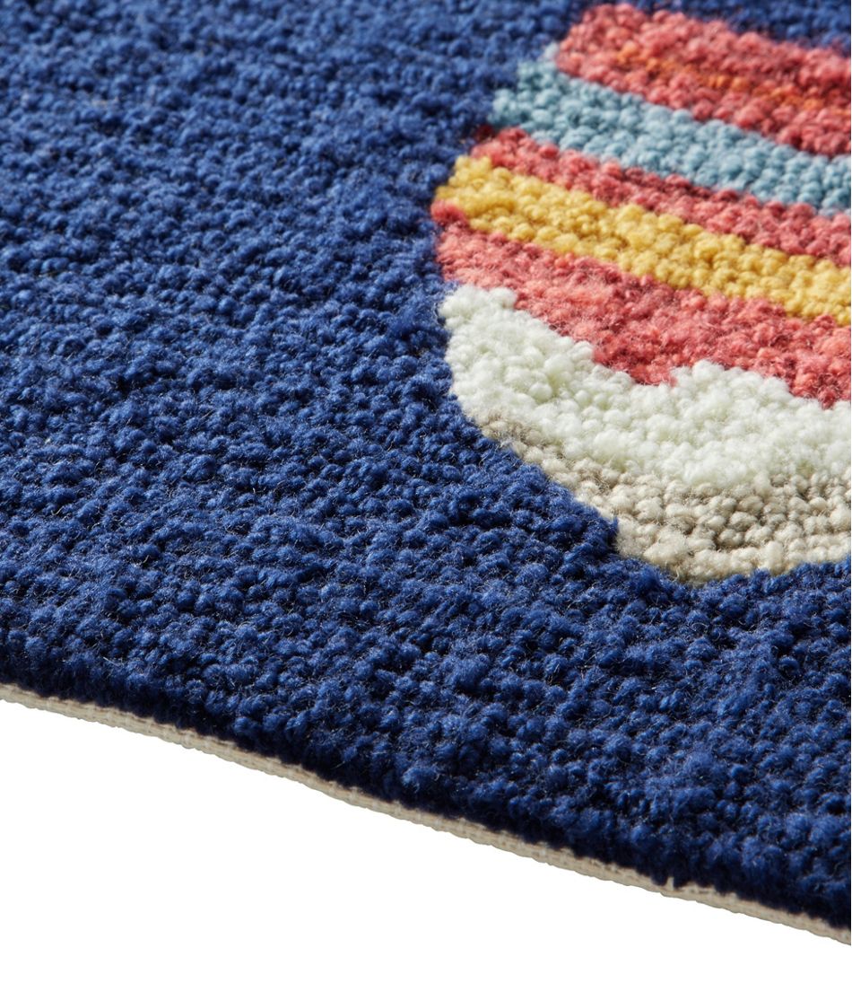 L.L.Bean Sale | Indoor/Outdoor Vacationland Rug, Buoys