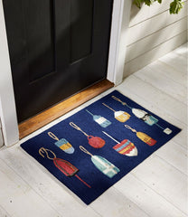 L.L.Bean Sale | Indoor/Outdoor Vacationland Rug, Buoys