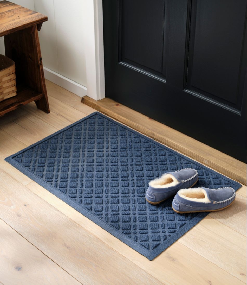 L.L.Bean For Sale | Heavyweight Recycled Waterhog Doormat, Plaid