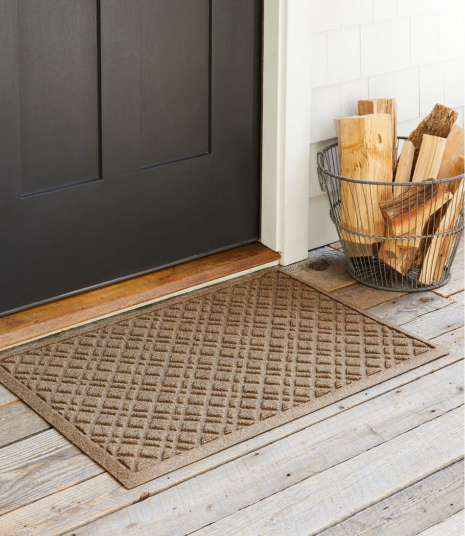 L.L.Bean For Sale | Heavyweight Recycled Waterhog Doormat, Plaid