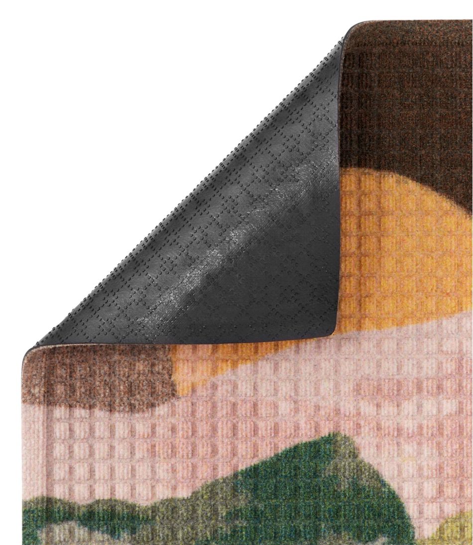 L.L.Bean New | Printed Recycled Waterhog Doormat, Sunset