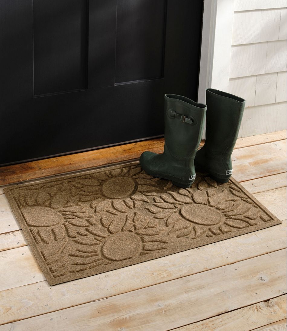 L.L.Bean Online | Everyspace Recycled Waterhog Doormat, Sunflower