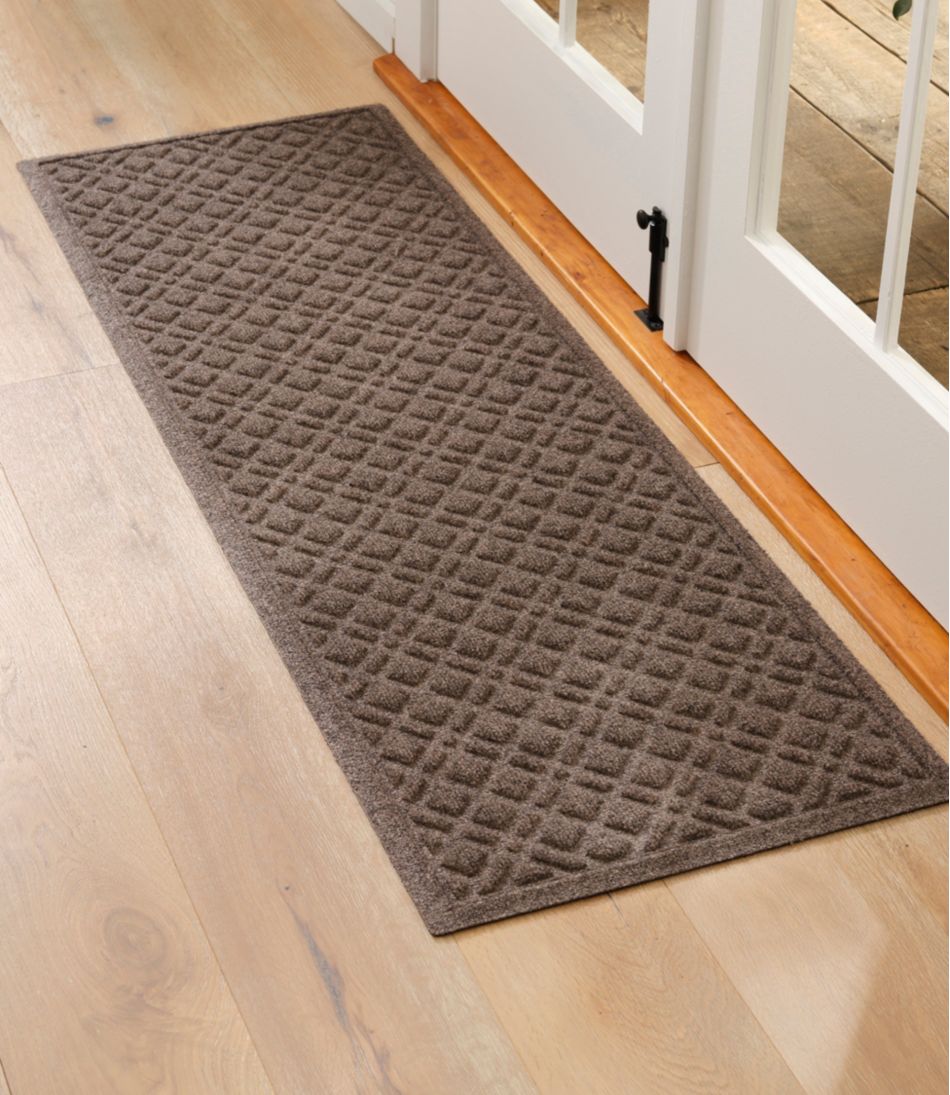 L.L.Bean Discount | Heavyweight Recycled Waterhog Mat, Runner, Plaid