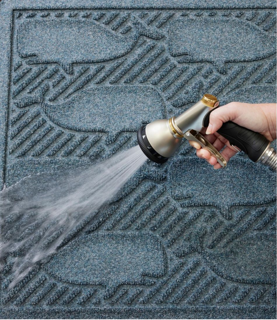 L.L.Bean Outlet | Everyspace Recycled Waterhog Doormat, Whales