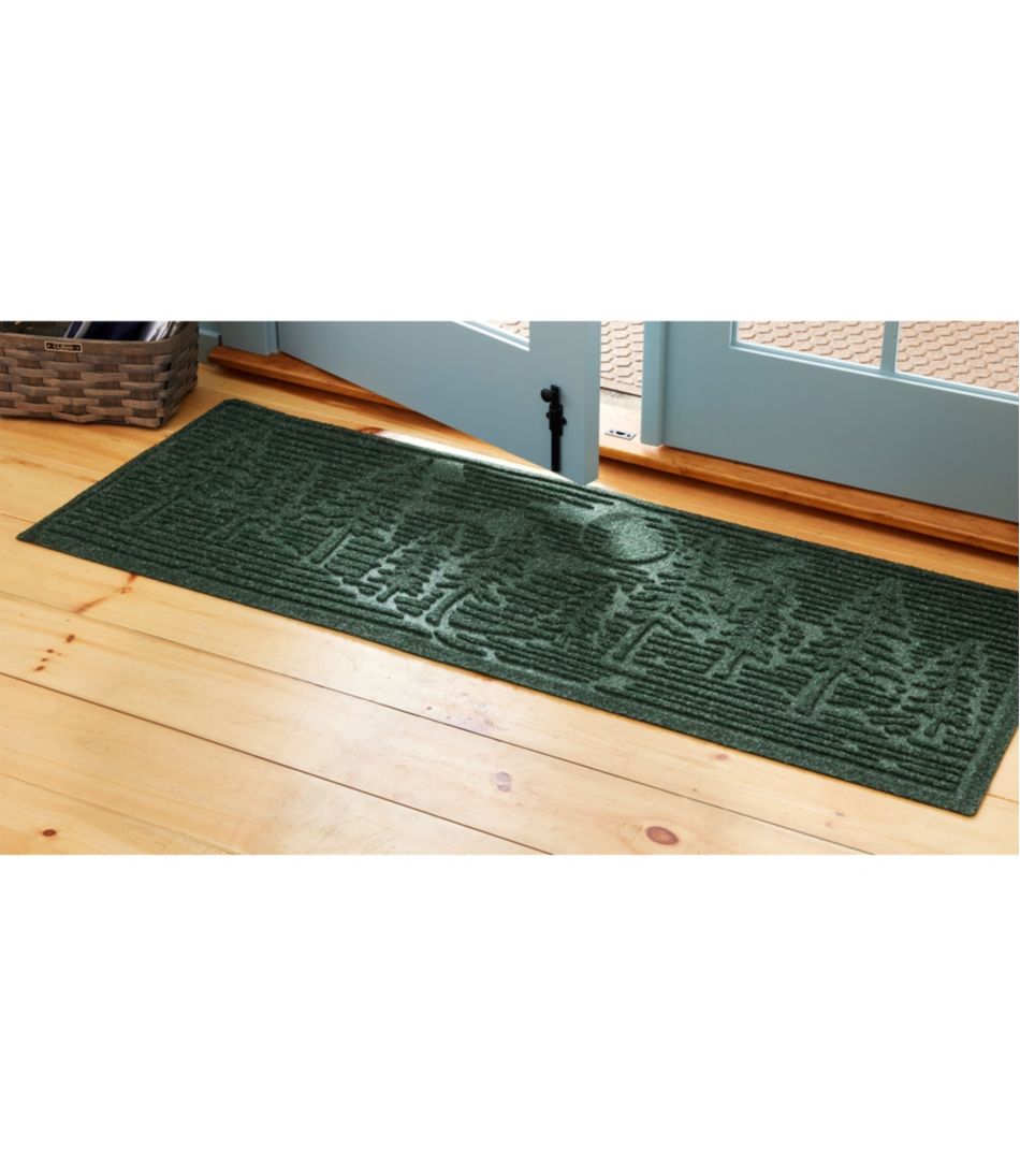 L.L.Bean Sale | Everyspace Recycled Waterhog Wide Doormat, Pine Trees