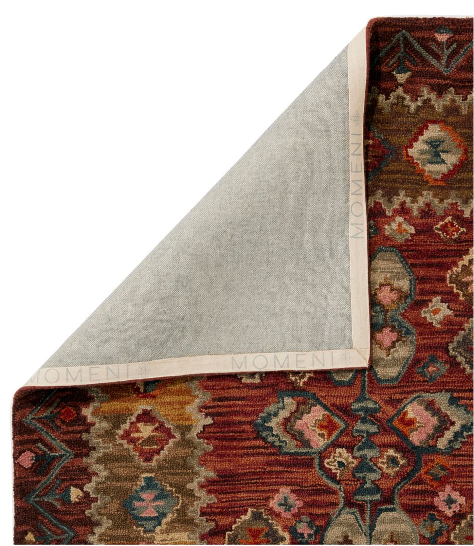 L.L.Bean On Sale | Double Border Wool Hooked Rug, Sienna Multi