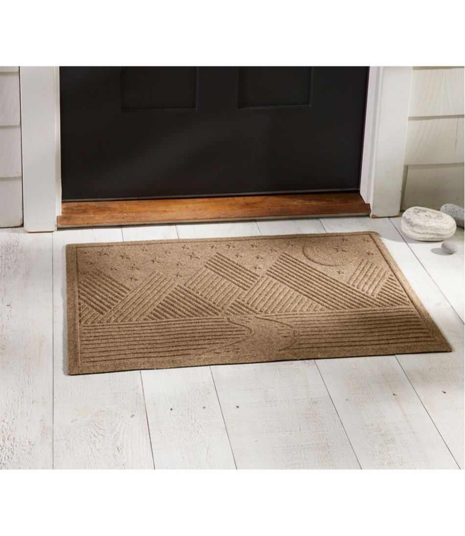 L.L.Bean Online | Everyspace Recycled Waterhog Doormat, Twilight Mountain Range