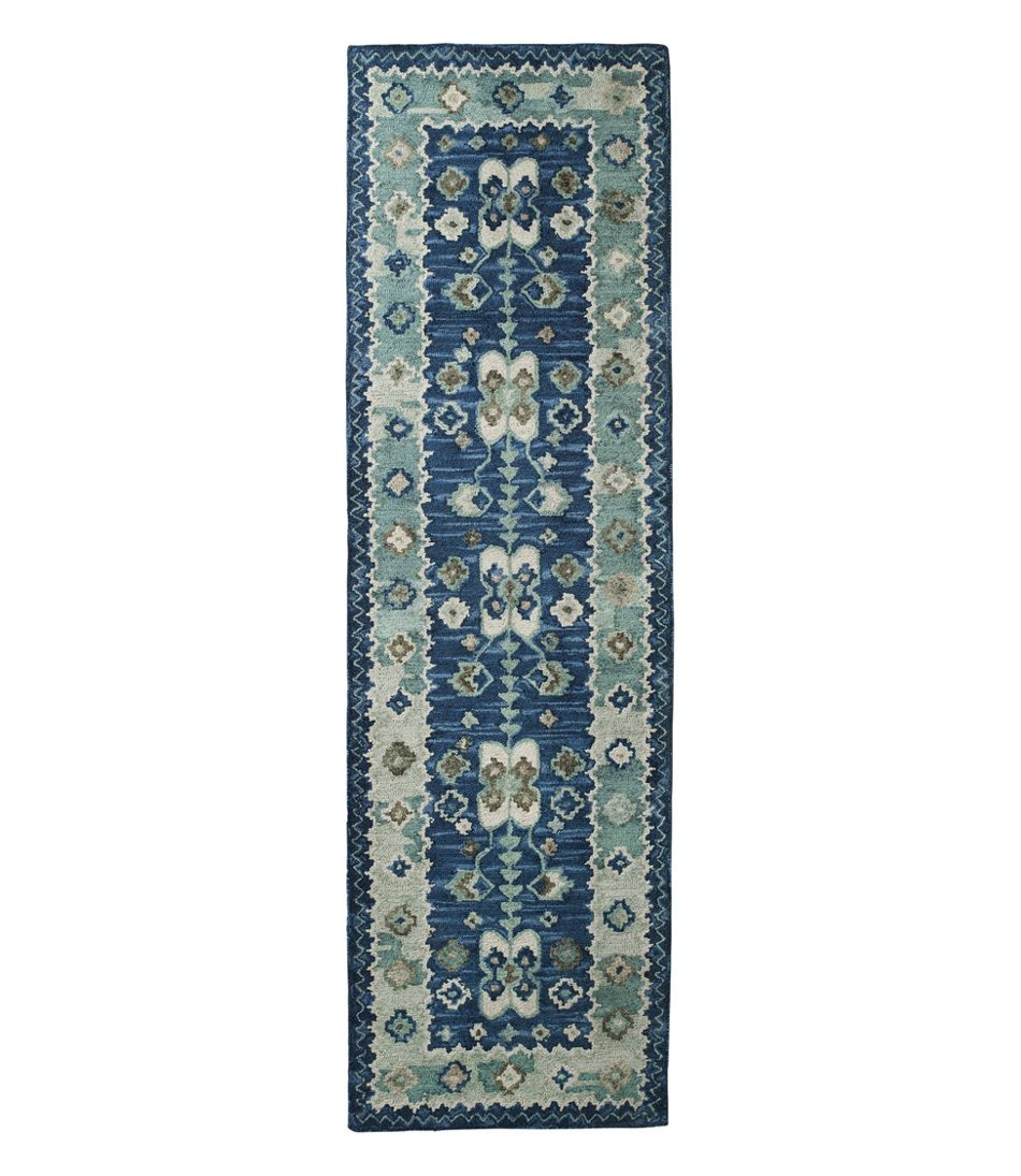 L.L.Bean Outlet | Double Border Wool Hooked Runner