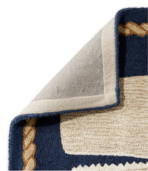L.L.Bean New | Wool Hooked Novelty Runner, Whale