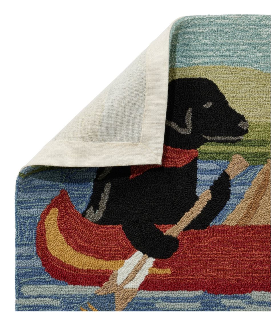 L.L.Bean | Indoor/Outdoor Vacationland Runner, Dog Canoe