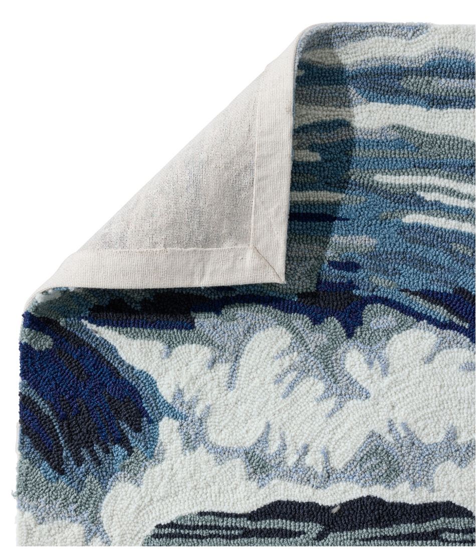 L.L.Bean Discount | Indoor/Outdoor Vacationland Rug, Ocean Waves