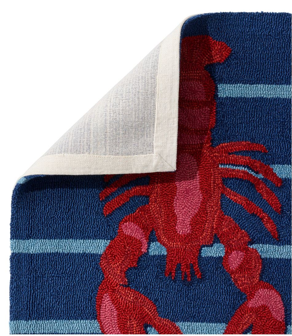 L.L.Bean Sale | Indoor/Outdoor Vacationland Runner, Lobsters