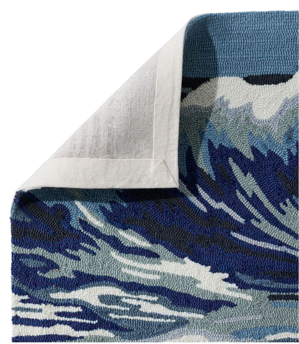 L.L.Bean On Sale | Indoor/Outdoor Vacationland Runner, Ocean Waves