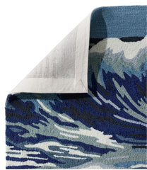 L.L.Bean On Sale | Indoor/Outdoor Vacationland Runner, Ocean Waves