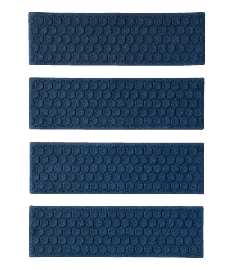 L.L.Bean Discount | Washable Waterhog Mat, Stair Treads, Set of Four, Honeycomb