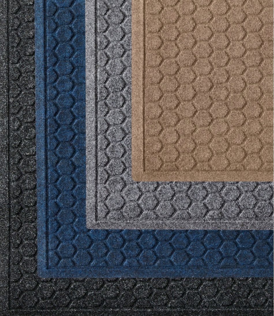 L.L.Bean Discount | Washable Waterhog Mat, Stair Treads, Set of Four, Honeycomb