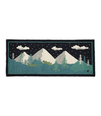 L.L.Bean | Wool Hooked Runner, Winter Woods
