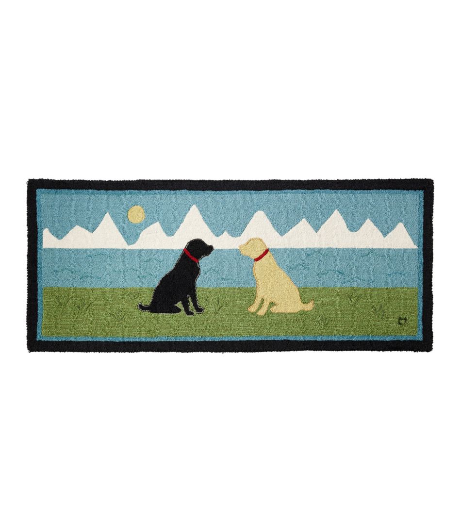 L.L.Bean Online | Wool Hooked Novelty Runner, Lakeside Labs