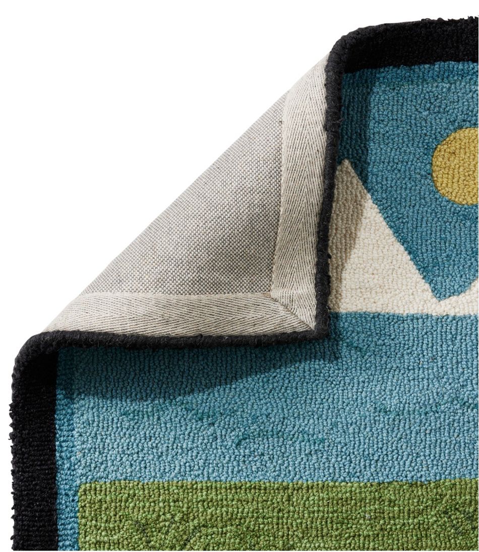L.L.Bean Online | Wool Hooked Novelty Runner, Lakeside Labs