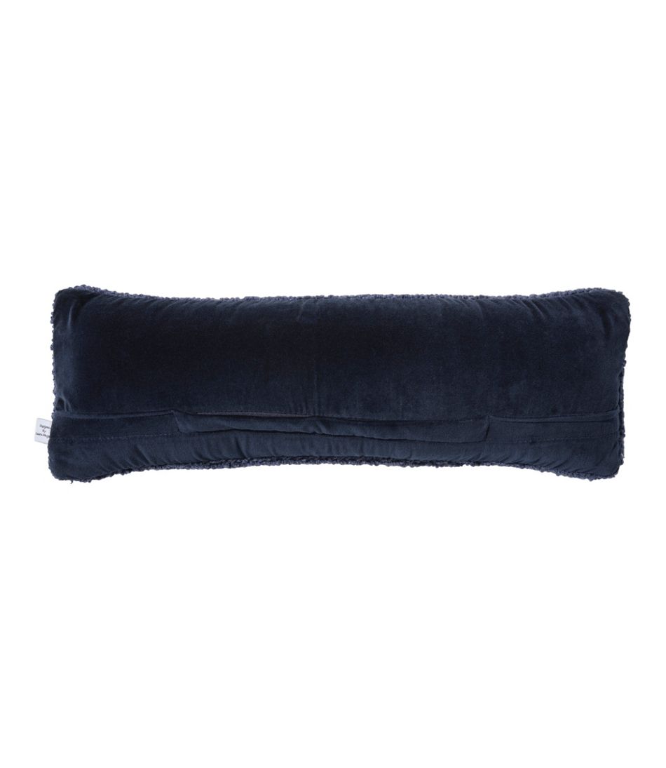 L.L.Bean US | Wool Hooked Throw Pillow, Whale, 8" x 24"