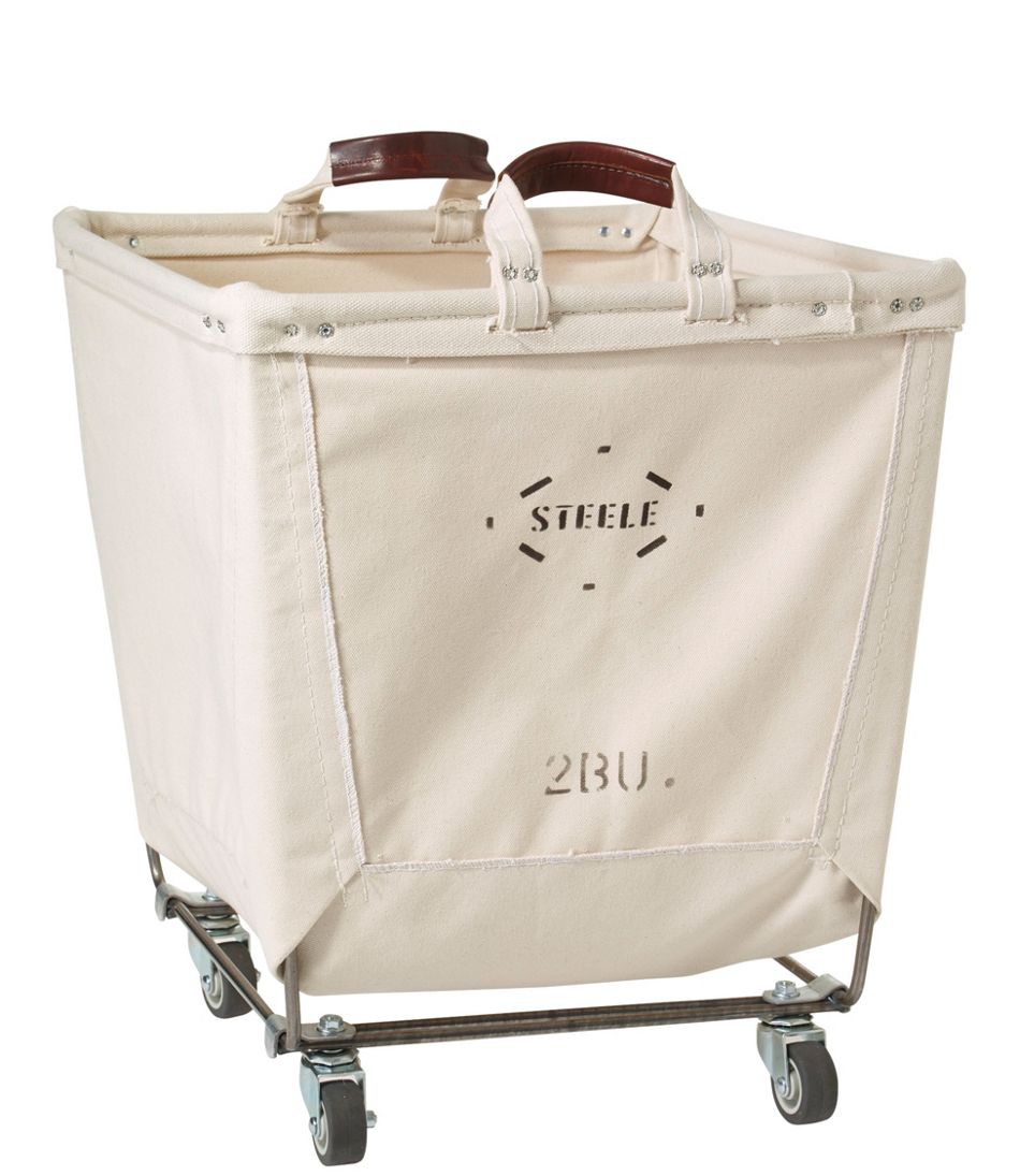 L.L.Bean For Sale | Steele Two Bushel Small Carry Basket with Casters