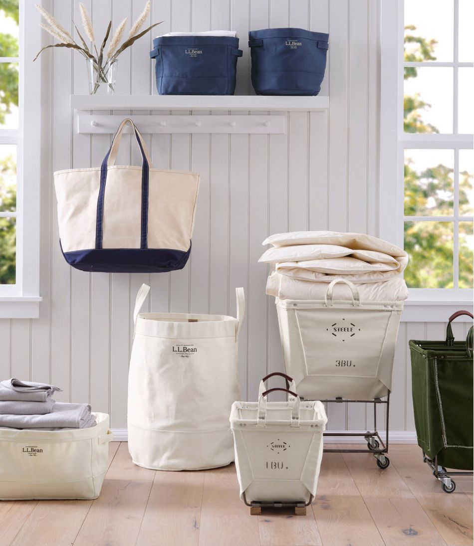 L.L.Bean For Sale | Steele Two Bushel Small Carry Basket with Casters
