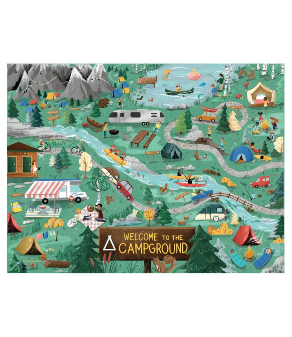 L.L.Bean US | Campground Puzzle, 500 Pieces