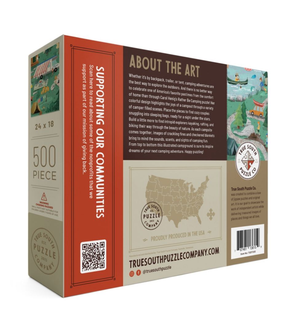 L.L.Bean US | Campground Puzzle, 500 Pieces