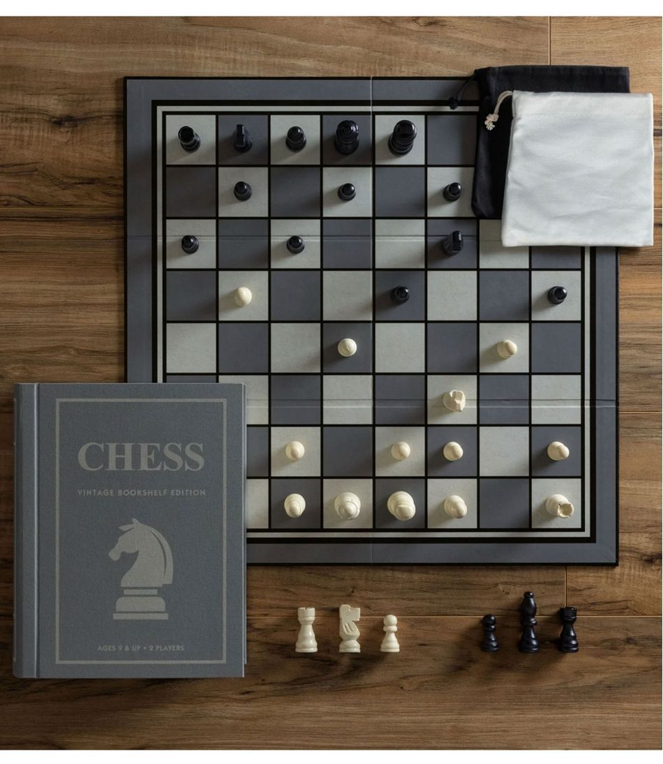 L.L.Bean Sale | Chess Vintage Bookshelf Game