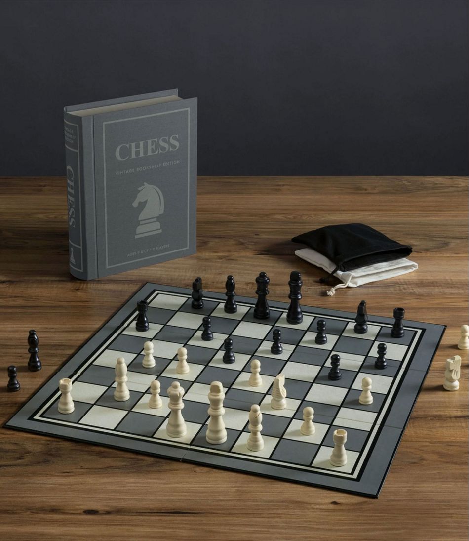 L.L.Bean Sale | Chess Vintage Bookshelf Game